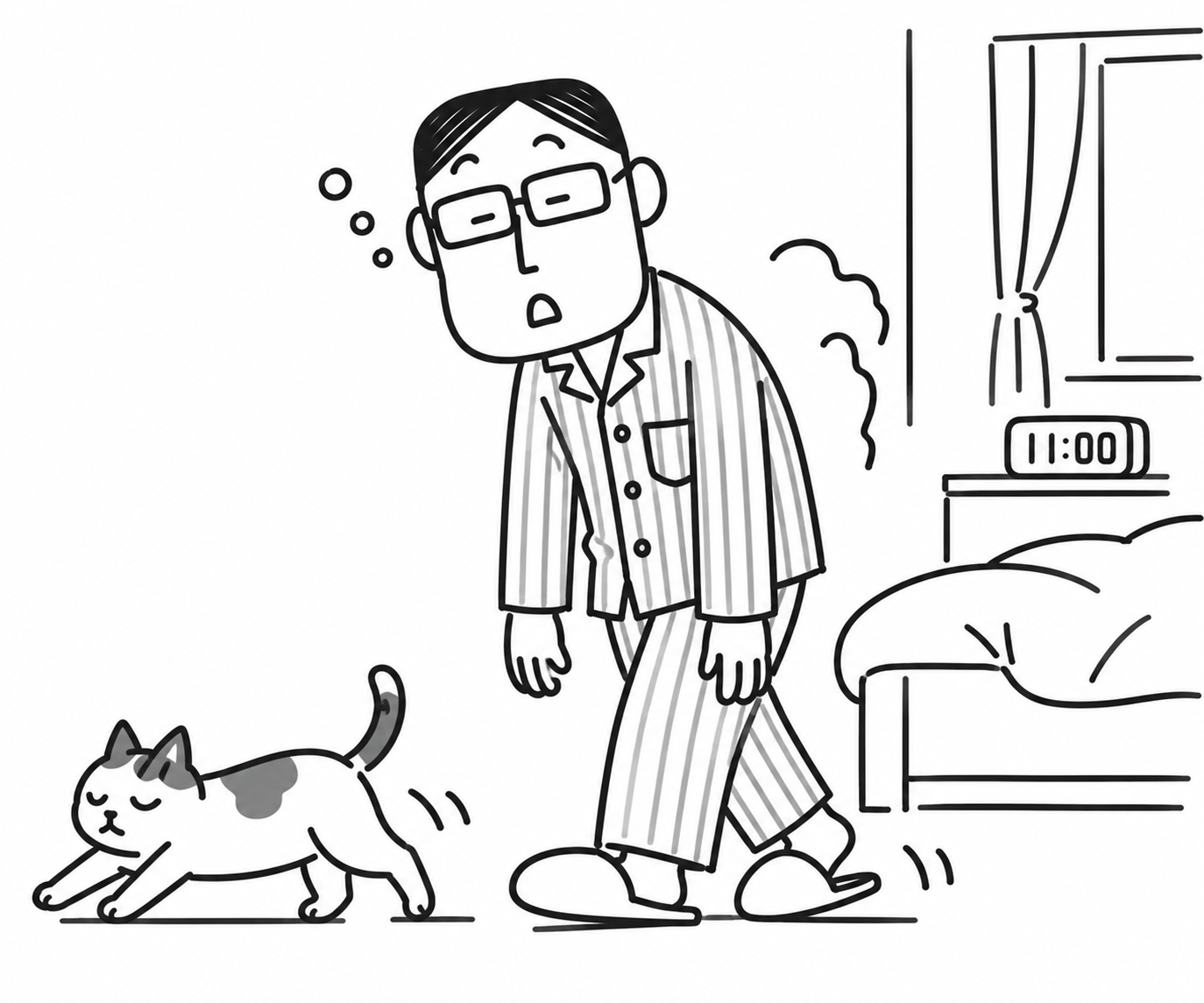 のっそり のイラスト