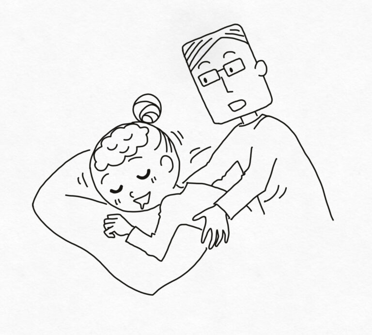 ぐっすりのイラスト