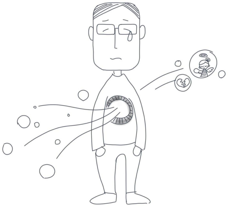 ぽっかりのイラスト