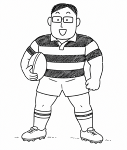 がっしり のイラスト