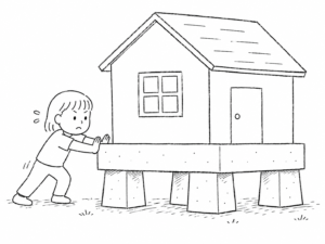 しっかり のイラスト